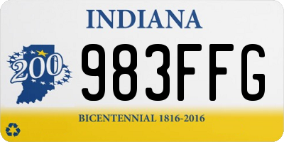 IN license plate 983FFG