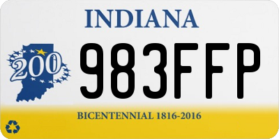 IN license plate 983FFP