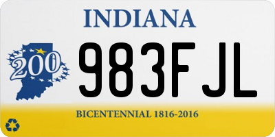 IN license plate 983FJL