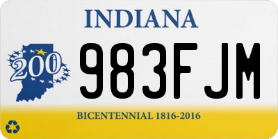 IN license plate 983FJM