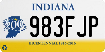 IN license plate 983FJP