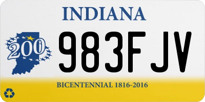 IN license plate 983FJV