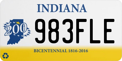 IN license plate 983FLE