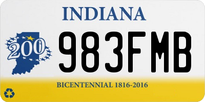 IN license plate 983FMB