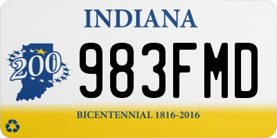 IN license plate 983FMD