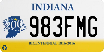 IN license plate 983FMG