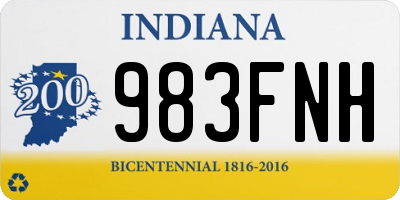 IN license plate 983FNH