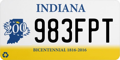 IN license plate 983FPT