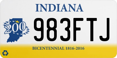 IN license plate 983FTJ