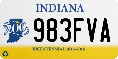 IN license plate 983FVA