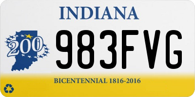 IN license plate 983FVG