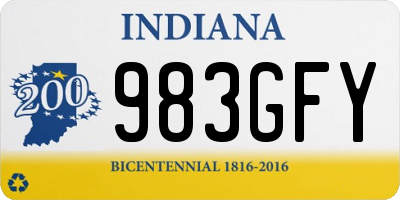 IN license plate 983GFY