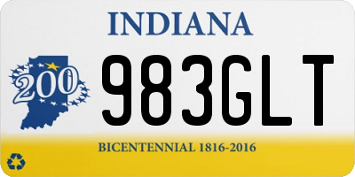 IN license plate 983GLT