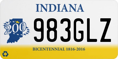 IN license plate 983GLZ