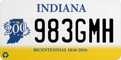 IN license plate 983GMH