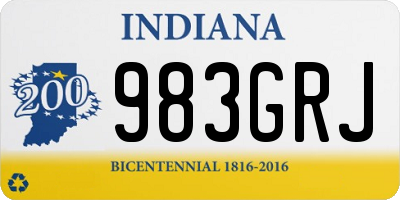 IN license plate 983GRJ