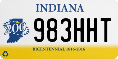 IN license plate 983HHT