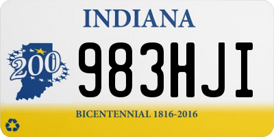 IN license plate 983HJI