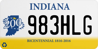 IN license plate 983HLG