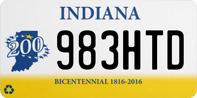 IN license plate 983HTD