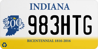 IN license plate 983HTG