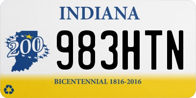 IN license plate 983HTN