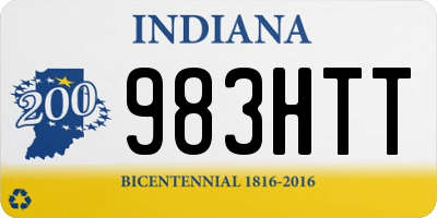 IN license plate 983HTT