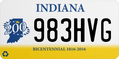 IN license plate 983HVG