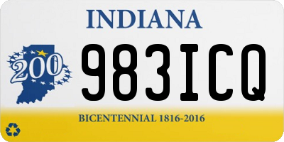 IN license plate 983ICQ