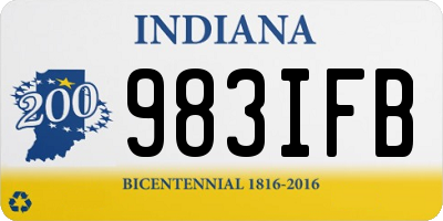 IN license plate 983IFB