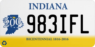 IN license plate 983IFL