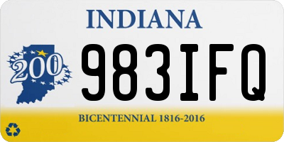 IN license plate 983IFQ