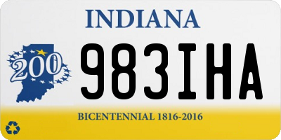 IN license plate 983IHA