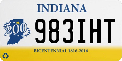 IN license plate 983IHT