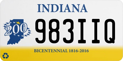 IN license plate 983IIQ