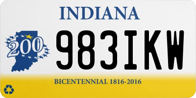 IN license plate 983IKW