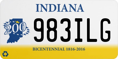 IN license plate 983ILG