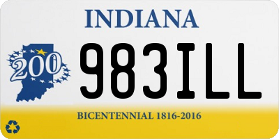 IN license plate 983ILL