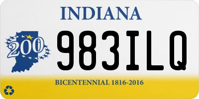 IN license plate 983ILQ