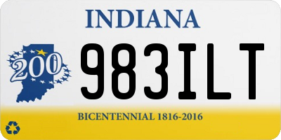 IN license plate 983ILT