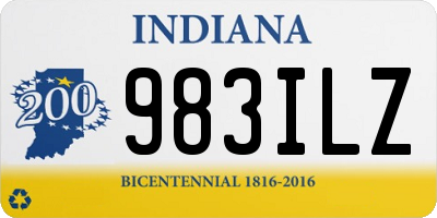 IN license plate 983ILZ