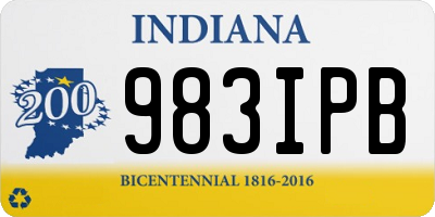 IN license plate 983IPB