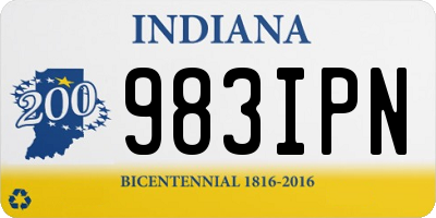 IN license plate 983IPN