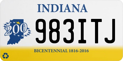 IN license plate 983ITJ