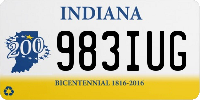IN license plate 983IUG