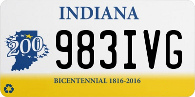 IN license plate 983IVG