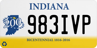 IN license plate 983IVP