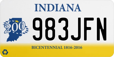 IN license plate 983JFN