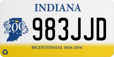 IN license plate 983JJD