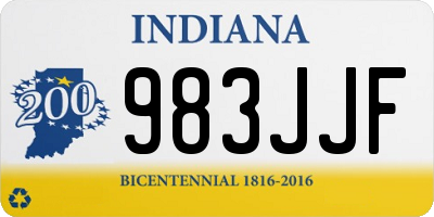 IN license plate 983JJF